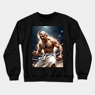 Mahatma Gandhi “Beast Mode” MMA Fighter Crewneck Sweatshirt